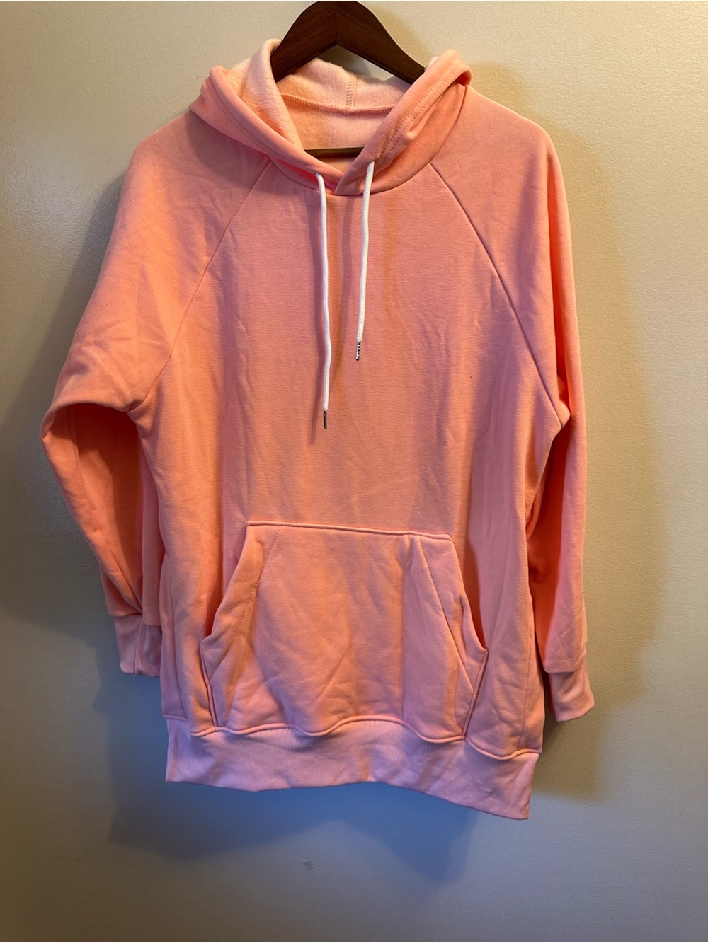 #361 Warmy Peach-Pink Pullover Hoodie